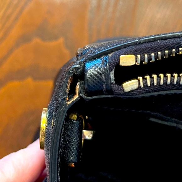 PRADA Small Saffiano Lux Double Zip Galleria Tote - Picture 5 of 11